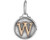 Letter "W" Chancery Insignia Charm by Waxing Poetic