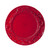 Baroque Red Round Platter 15.75"D - Intrada Italy