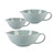 Etched Floral Mist Stoneware 3-Piece Batter Bowls - GG Collectio