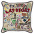 Las Vegas Hand-Embroidered Pillow by Catstudio