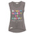 X-Large Donut Worry, Be Happy Steel Tank Top by Simply Southern
