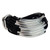 Black Silver Multi Tube Bracelet by Gillian Julius