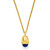 Julie Vos Byzantine Pendant - Gold - Sapphire Blue