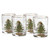 Christmas Tree Set of 4 Double Old Fashioneds by Spode