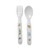 Jungle Animals Fork and Spoon by Baby Cie