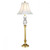 Lismore Polished Brass 35.5" Buffet Lamp by Waterford