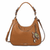 Brown Two Turtles Sweet Hobo Tote by Chala