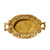 (G) Baroque Honey Oval Bowl 15.5"L x 9.5"W - Set of 2 - Intrada Italy