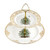 Christmas Tree Gold 2-Tier Cake Stand by Spode