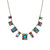 Multi-Color Geometric Large Necklace 8740 - Firefly Jewelry