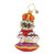 Kingly Mr. Pug Little Gems Ornament by Christopher Radko