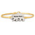 Regular Mama Bear Brass Tone Bangle Bracelet by Luca and Danni