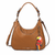 Brown Parrot (Red) Sweet Hobo Tote by Chala