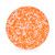 Orange Swirl Dinner Plate by Golden Rabbit