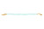 Light Aqua Refined Beaded Link - Lenny & Eva