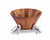 Crab Tall Wood Salad Bowl by Arthur Court