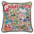 Charleston XL Hand-Embroidered Pillow by Catstudio