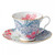 Butterfly Bloom Teacup & Saucer by Wedgwood