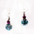 Audrey Rose and Aquamarine Earrings by Mariana Jewelry