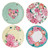 Miranda Kerr Mixed Patterns Accent Plates - Set of 4 - by Royal Albert