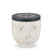 Blackwashed Mango Wood with Metal Inlay 6" Marble Large Canister - GG Collection