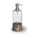Wood and Metal Inlay Soap Dispensary