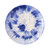 Al Fresco Splatter & Spin Melamine Indigo Dinner Plate by Juliska