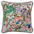 New Jersey Hand-Embroidered Pillow by Catstudio