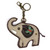 Gray Elephant Key Fob and Coin Purse by Chala