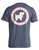 XXLarge Indigo Logo Pup Short Sleeve Tee by Puppie Love