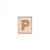 "P" AKA Monogram Letter & Icon Spacer by Spartina 449
