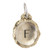 Letter "F" Intra Insignia Charm by Waxing Poetic