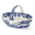 Blue Italian Handled Basket by Spode