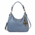 Blue Metal Paw Print Sweet Hobo Tote by Chala