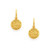 Julie Vos Valencia Coin Hoop Drop Earrings