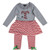 Candycane Toddler Dress Set Size 2 by Simply Southern