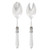 Vietri Aladdin Antique Clear Salad Server Set