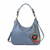 Blue Turntable Sweet Hobo Tote by Chala