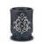 Blackwashed Mango Wood with Metal Inlay 6" Utensil Holder - GG Collection