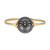 Regular Dragonfly Brass Tone Bangle Bracelet by Luca and Danni