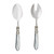 Vietri Aladdin Antique Light Gray Salad Server Set