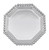 Pearled Octagonal Canape Plate by Mariposa