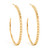 Earrings - Dot front hoop (Gold) by Splendid Iris