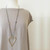 Collier Necklace Gold Long Adjustable Necklace On Cord With Big Metallic Heart Pendant by Caracol