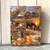 Pumpkin Patch 8" x 6"  Lighted Tabletop Canvas Illuminated Art by Glow Decor