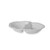 VIDA Alegria Tray Double Dip/White by Beatriz Ball