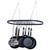Pot and Pan Rack for Ceiling with Hooks Decorative Wall Mounted Storage Rack