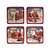 4-Pc Set Santa's Workshop Canape Plate by Certified International