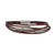 Brown Medium Arpeggio Leather Bracelet by High Strung Studios