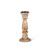 White Washed 12" Mango Wood Candle Holder by GG Collection